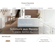 Tablet Screenshot of juwelier-trautmann.de